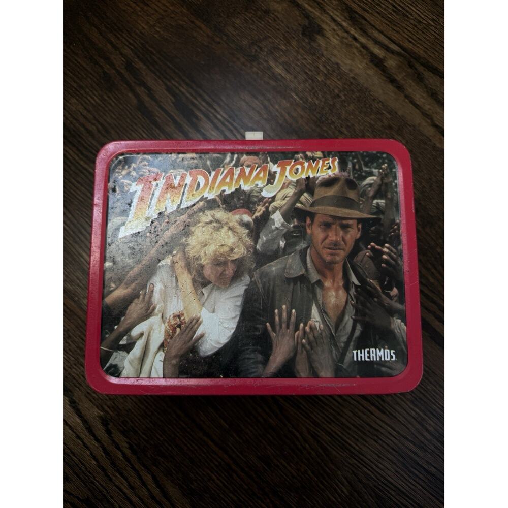 Indiana Jones Metal Lunchbox No Thermos
